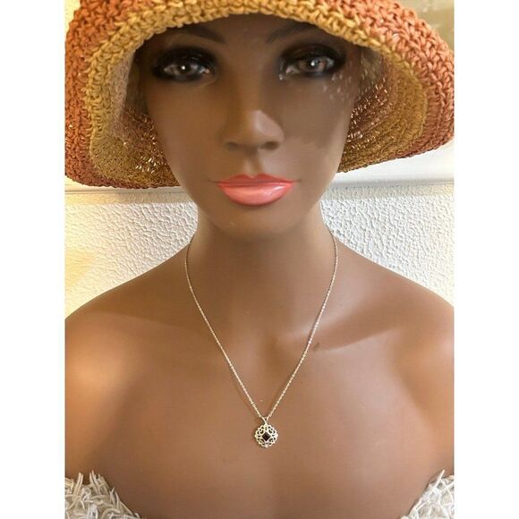 Sterling Silver 925 Garnet Necklace - Picture 8 of 8